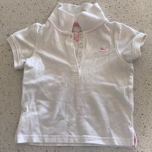 Vineyard Vines White Polo size 3T